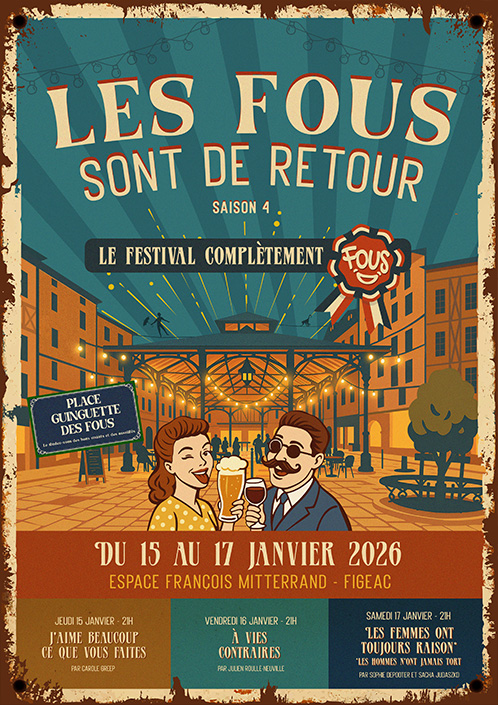 Affiche Fous le festival